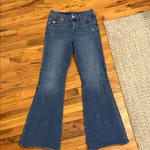 Classic Blue Flared Women Jeans
